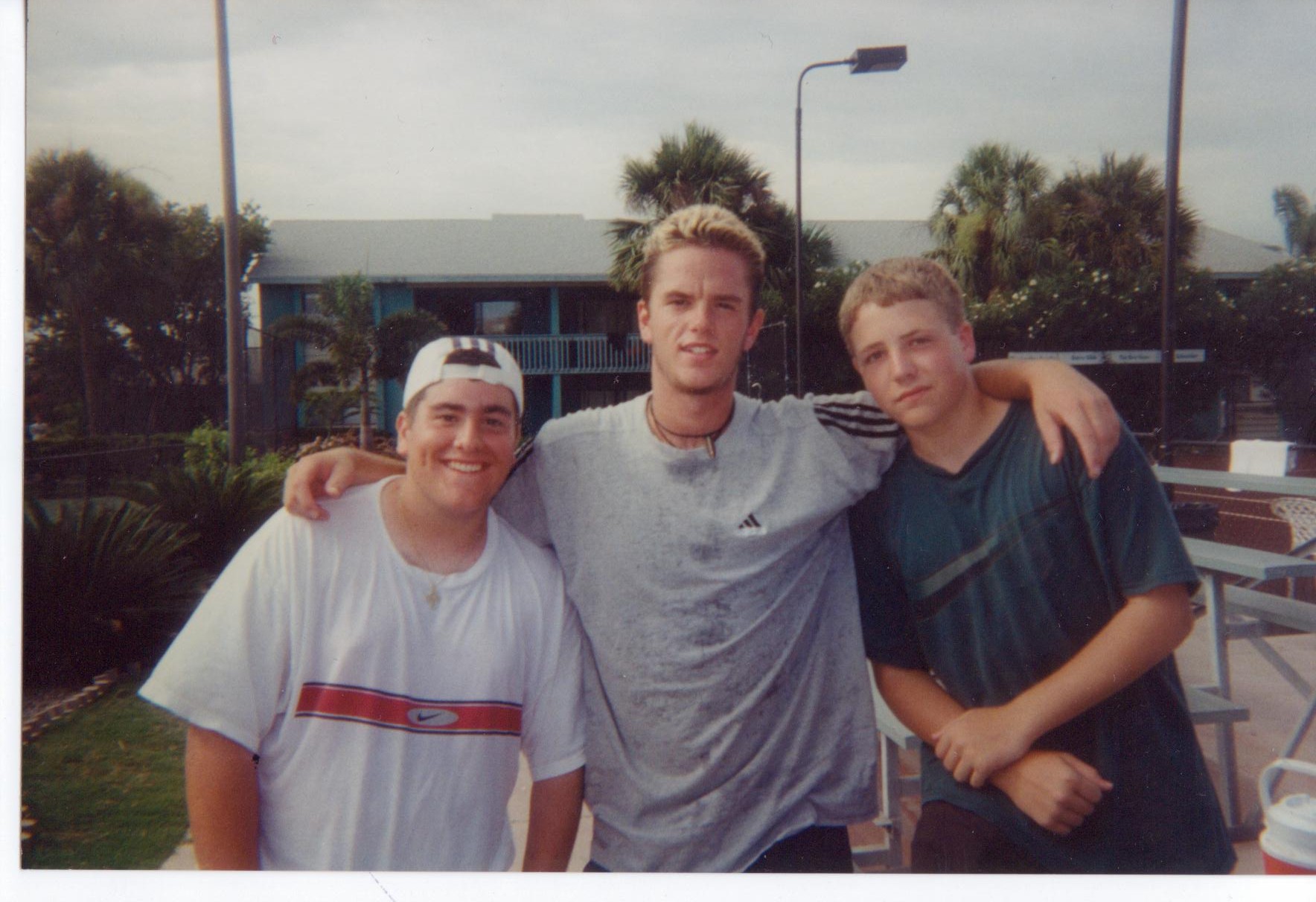 Tennis camp (w/ Xavier Malisse), 1997