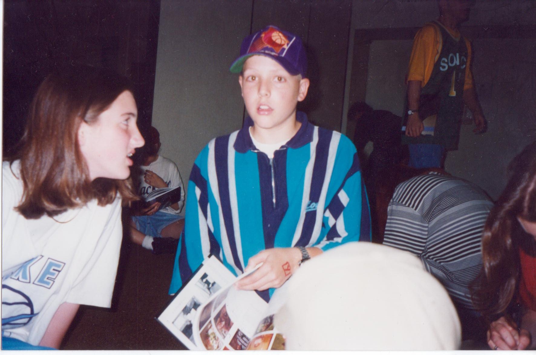 Yearbook signing, 8th grade